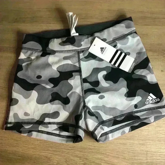 Adidas Techfit Camo Athletic Short sz S NWT - Picture 1 of 3